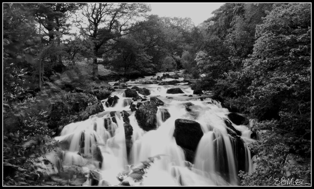 A View of the Swallow Falls: Photograph by Steve Milner A View of the Swallow Falls: Photograph by Steve Milner