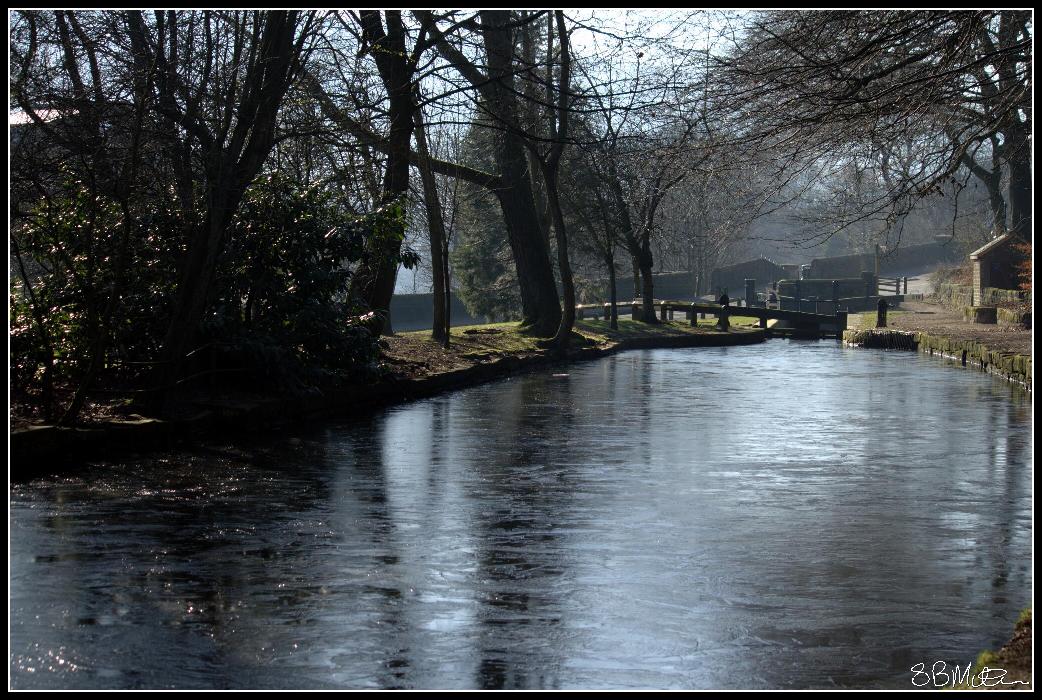 Frozen Canal at Uppermill: Photograph by Steve Milner Frozen Canal at Uppermill: Photograph by Steve Milner