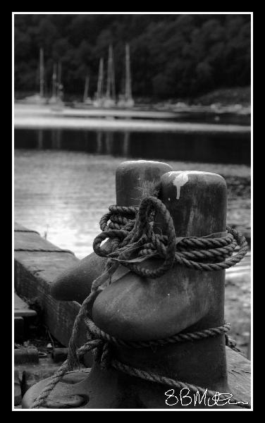 Quayside Mooring Bollard: Photograph by Steve Milner