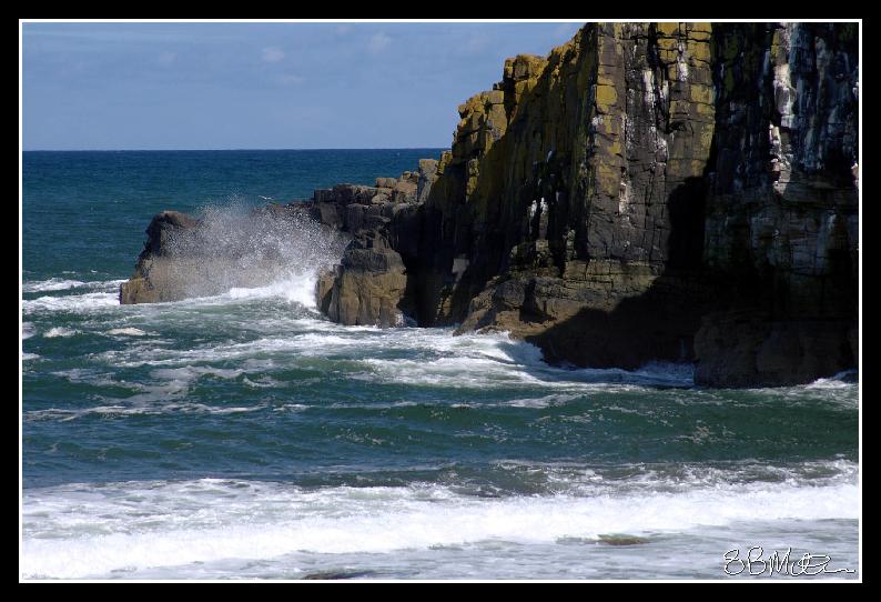 Dunstanburgh Castle Cliffs: Photograph by Steve Milner