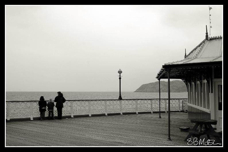 Pier Visitors: Photograph by Steve Milner