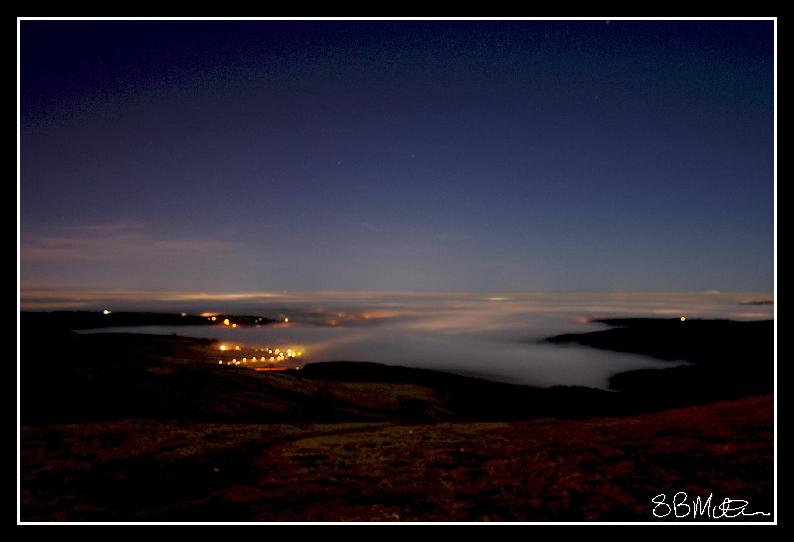 Moonlight Mist: Photograph by Steve Milner