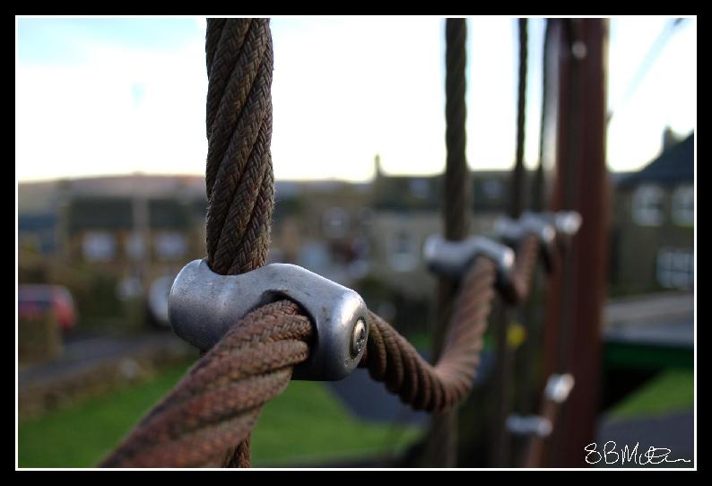 Ropes: Photograph by Steve Milner