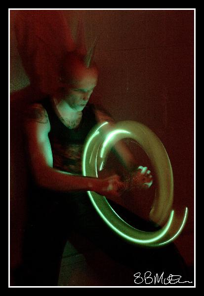 Spinning Lights: Photograph by Steve Milner