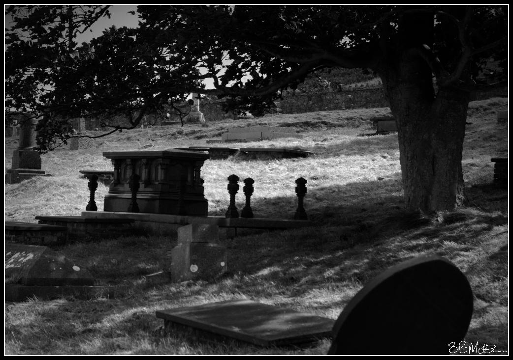 Shadowed Tomb: Photograph by Steve Milner