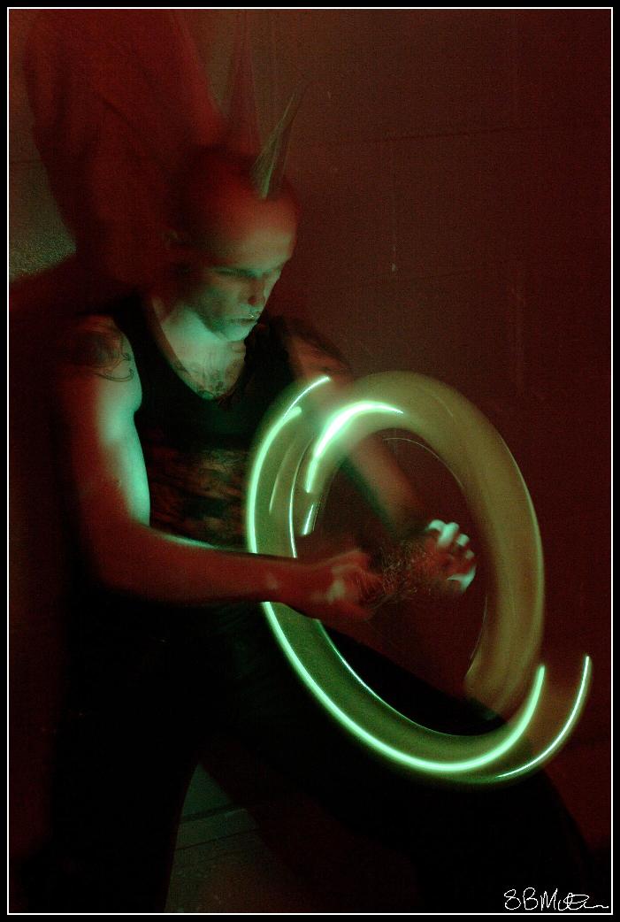 Spinning Lights: Photograph by Steve Milner
