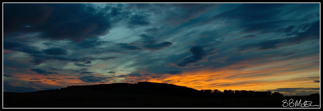 Sunset Over the Fields: Photograph by Steve Milner Sunset Over the Fields: Photograph by Steve Milner