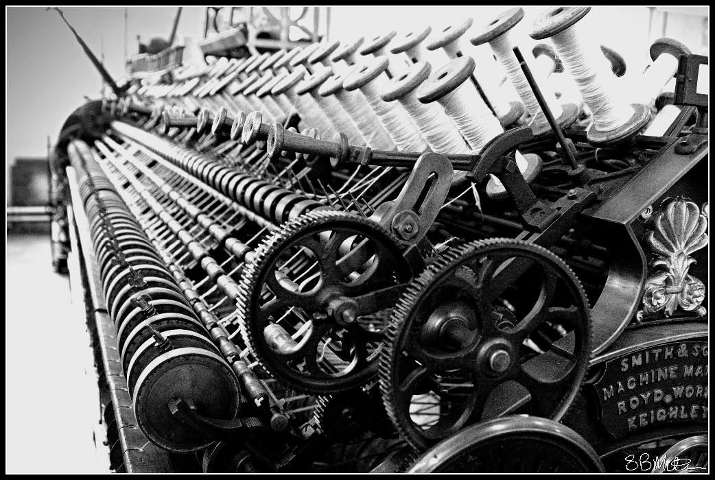 Yarn Winding Machine: Photograph by Steve Milner