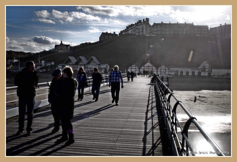 Saltburn Pier: Photograph by Stephen Milner