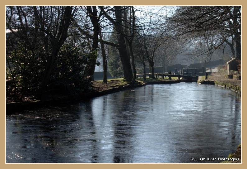 Frozen Canal at Uppermill: Photograph by Stephen Milner